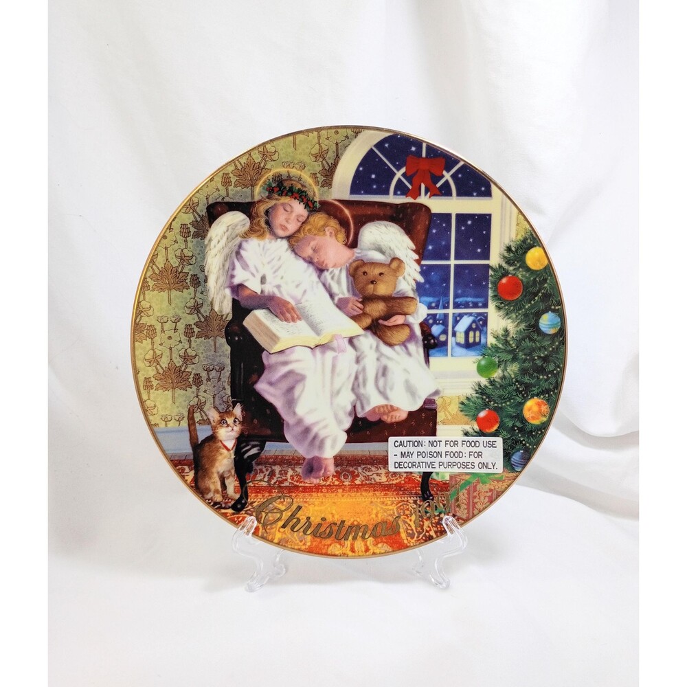 Heavenly Angels 1997 Avon Christmas Plate